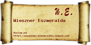 Wieszner Eszmeralda névjegykártya